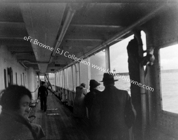 PASSENGERS ON SHELTER DECK OF SS SCOTIA